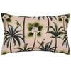 Palms Boudoir Outdoor Filled Cushion 30cm x 50cm Blush