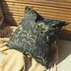 Palms Outdoor Filled Cushion 43cm x 43cm Forest
