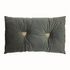 Paoletti Panther Velvet 30cm x 50cm Filled Boudoir Dark Grey