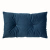 Paoletti Panther Velvet 30cm x 50cm Filled Boudoir Navy