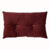 Paoletti Panther Velvet 30cm x 50cm Filled Boudoir Oxblood