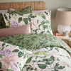 Passiflora Botanical Reversible Bedding Set Peach Vine Green