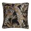 Laurence Llewelyn-Bowen Paradise Palm Jacquard Filled Cushion 43cm x 43cm Black