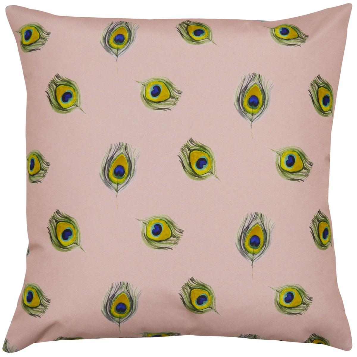 Peacock Outdoor Filled Cushion 43cm x 43cm Multi