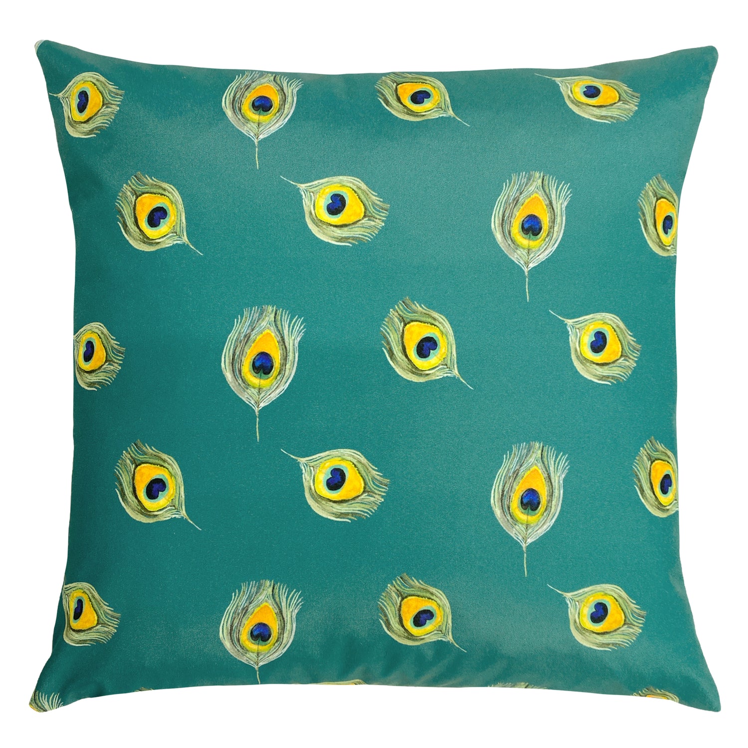 Peacock Outdoor Filled Cushion 43cm x 43cm Blush
