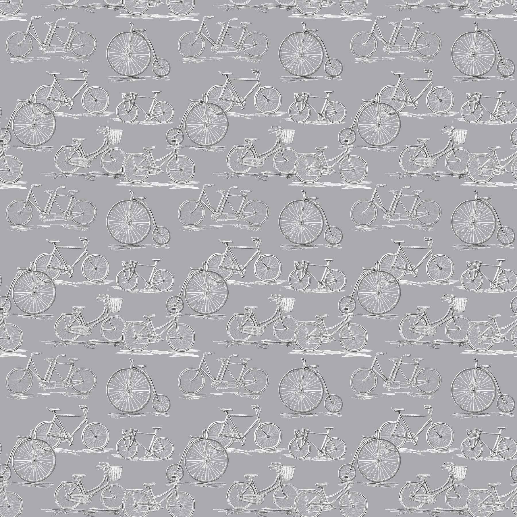 Voyage Maison Pennyfarthing Printed Cotton Fabric Antique