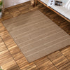 Yard Pentle Jute Effect Indoor Outdoor 120cm x 170cm Rug Natural