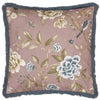 Sanderson Porcelain Garden Printed Chenille 50cm x 50cm Filled Cushion Blush