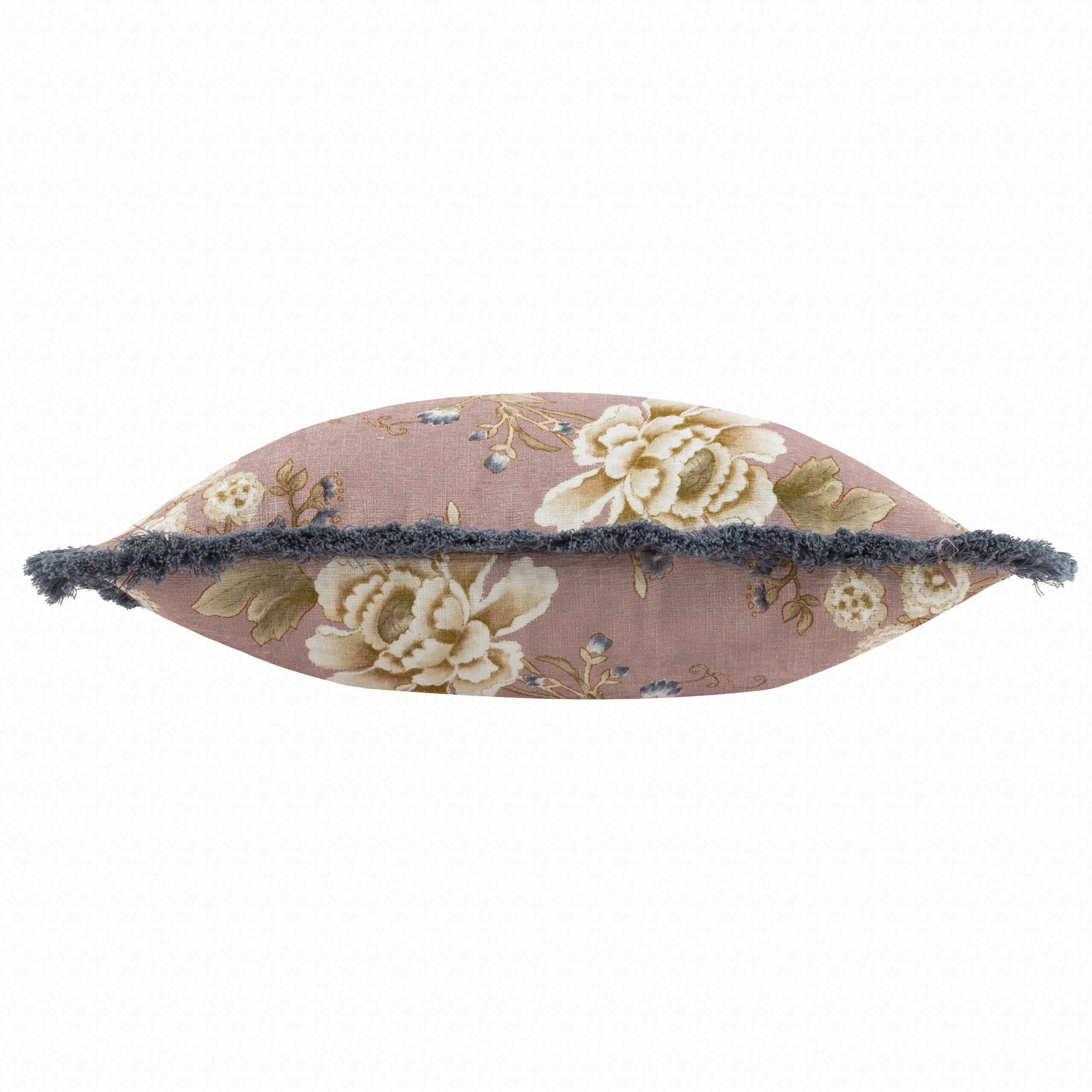 Sanderson Porcelain Garden Printed Chenille 50cm x 50cm Filled Cushion Blush