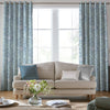 Laura Ashley Picardie Made to Measure Curtain Blue Sky