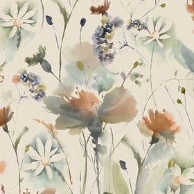 Voyage Maison Pimelea Printed Cotton Fabric Cloud