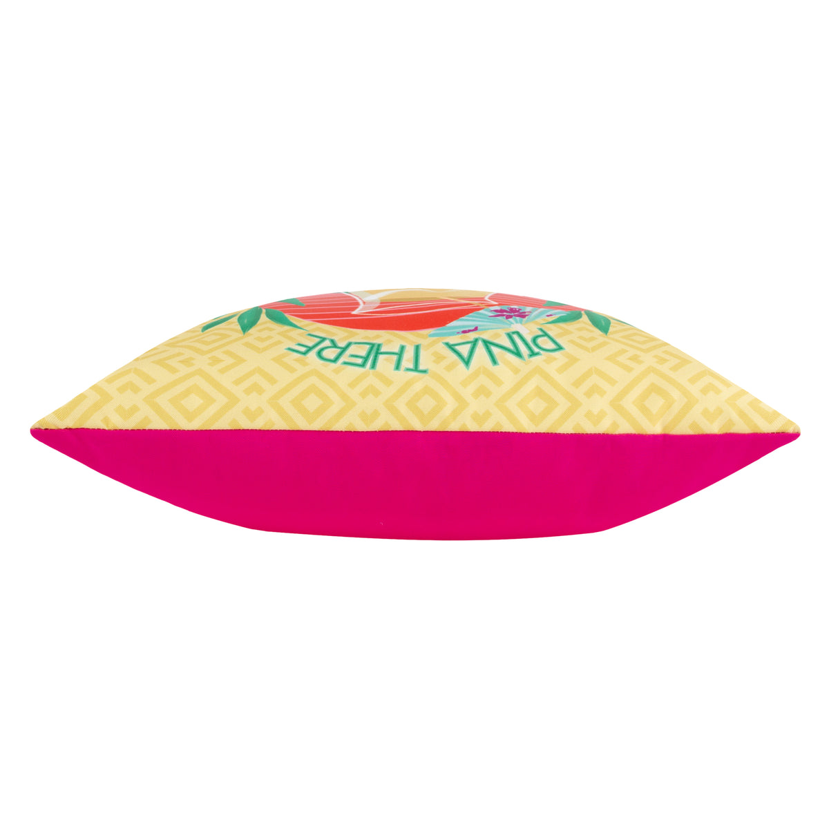 Pina There Abstract Outdoor Filled Cushion 43cm x 43cm Yellow