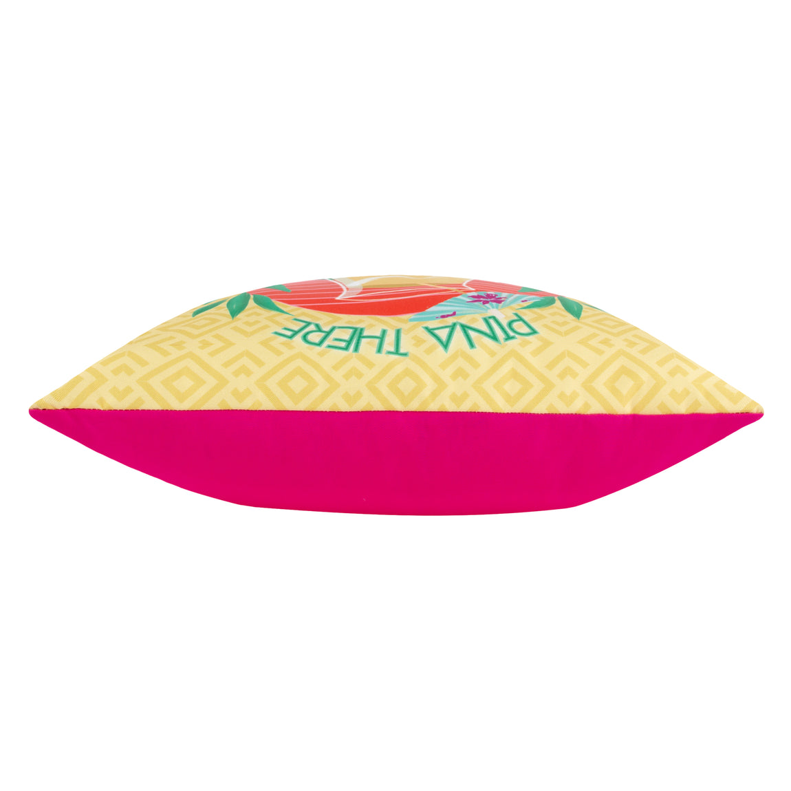 Pina There Abstract Outdoor Filled Cushion 43cm x 43cm Yellow