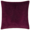 Pineberry Forest Piped Velvet Filled Cushion 45cm x 45cm Plum