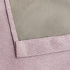 Chenille Triple Woven Ready Made Eyelet Blackout Curtains Pink