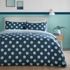 Fusion Polka Spot Duvet Cover Bedding Set Blue