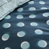 Fusion Polka Spot Duvet Cover Bedding Set Blue