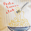 Ulster Weavers Pasta Lovers Club Tote Shopping Bag  Yellow