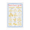 Ulster Weavers Pasta Lovers Club Guide Cotton Tea Towel Yellow