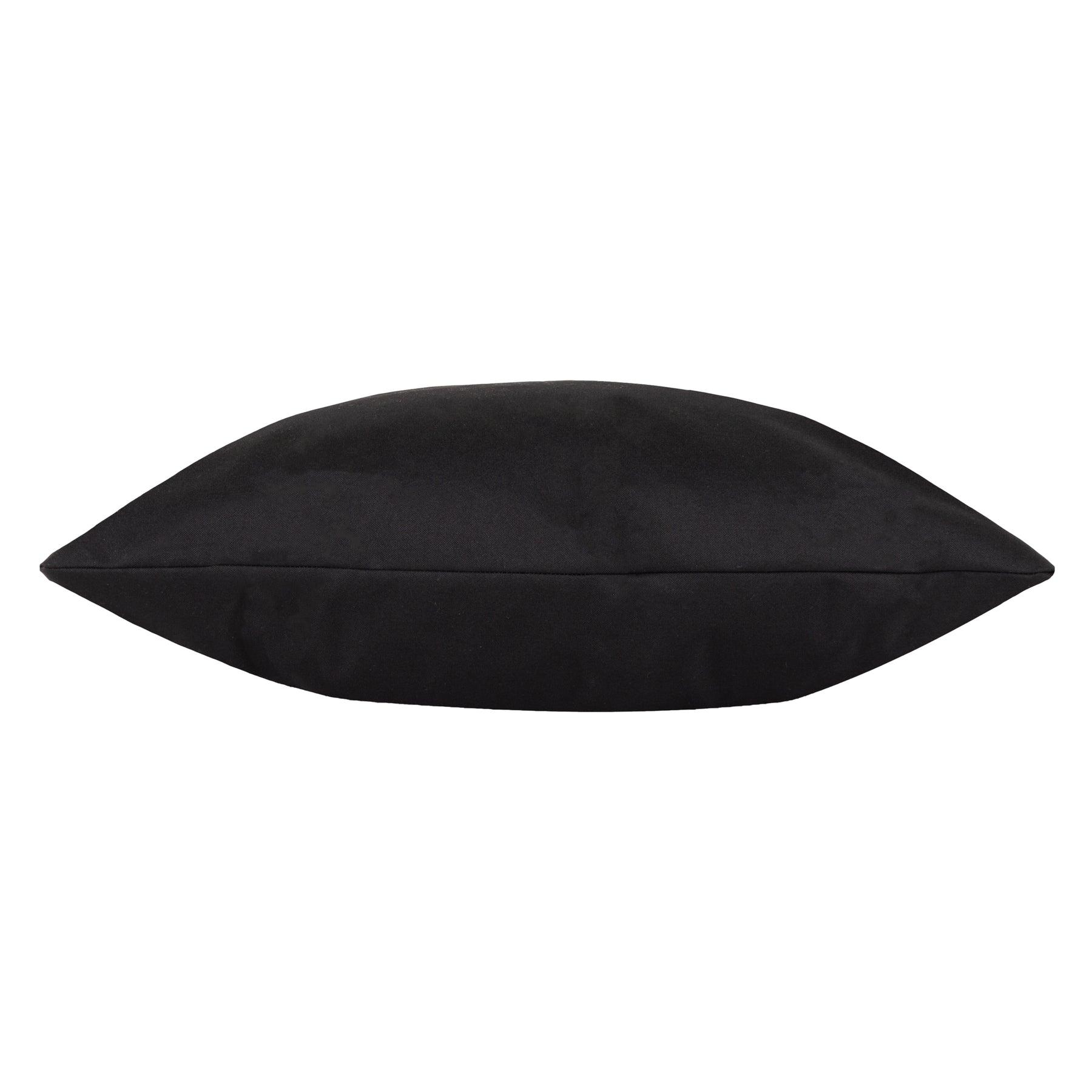 Plain Outdoor Filled Cushion 55cm x 55cm Black