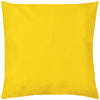 Plain Outdoor Filled Cushion 55cm x 55cm Yellow