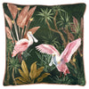 Platalea Botanical Filled Cushion 43cm x 43cm Green