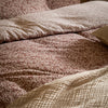 Yard Perrie Leaf Muslin Duvet Cover Bedding Set Cinnamon