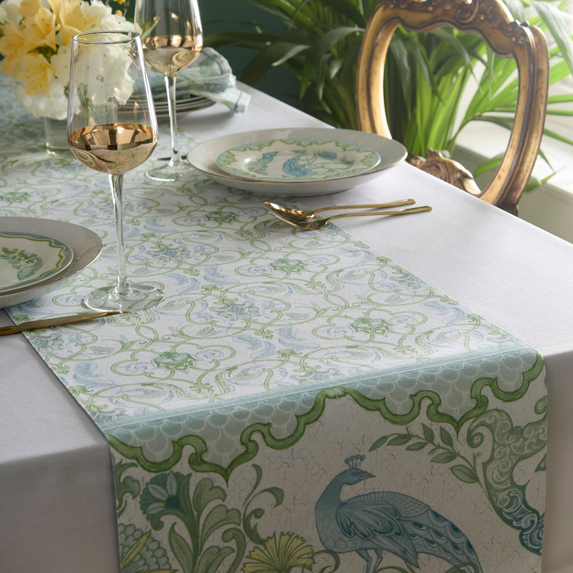 Laurence Llewelyn-Bowen Palm Court Porcelain 4 Pack Side Plates Multi