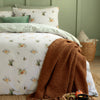 Wylder Nature Pumpkin Spice Duvet Cover Bedding Set White