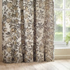 Pomegranate Floral Jacquard Ready Made Pencil Pleat Curtains Natural