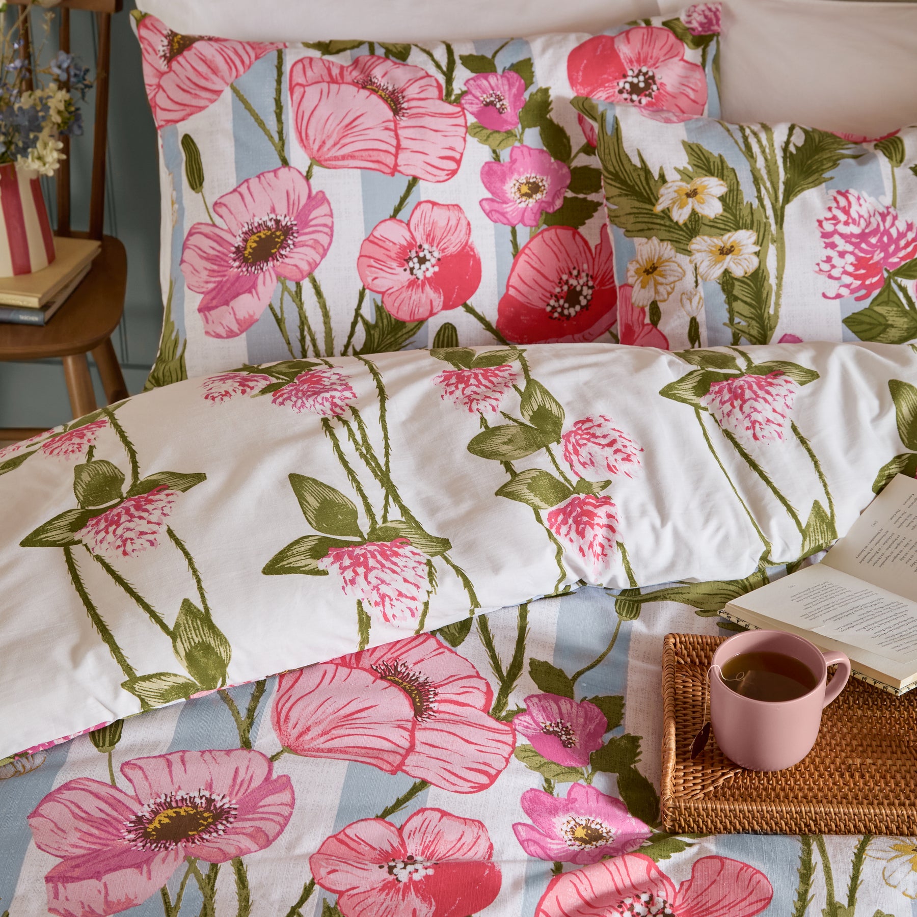 Poppy Trail Duvet Cover Bedding Set Multi