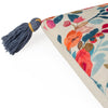 Posies Floral Tasselled Boudoir Filled Cushion 30cm x 50cm Multi Blue