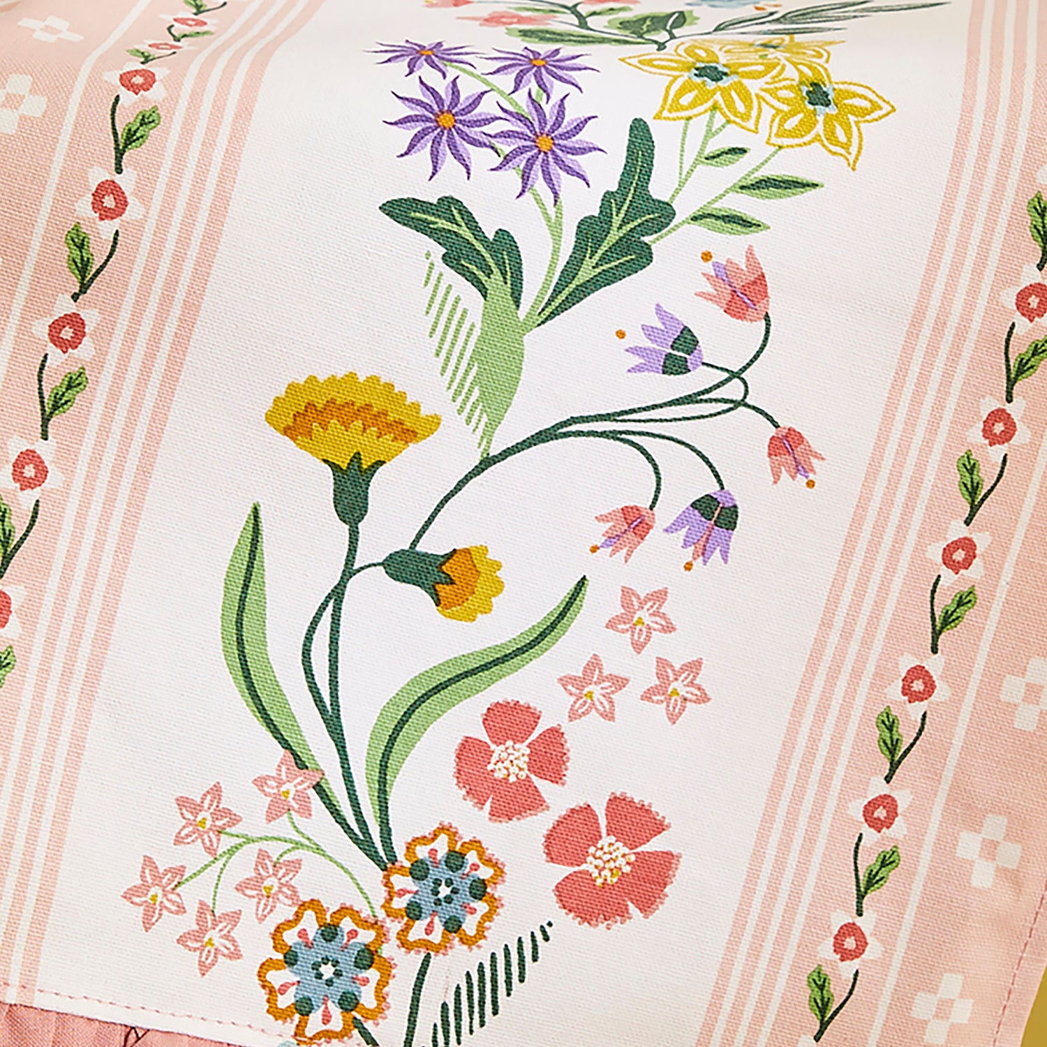 Ulster Weavers Petals and Prose Cotton Tea Towel Pink
