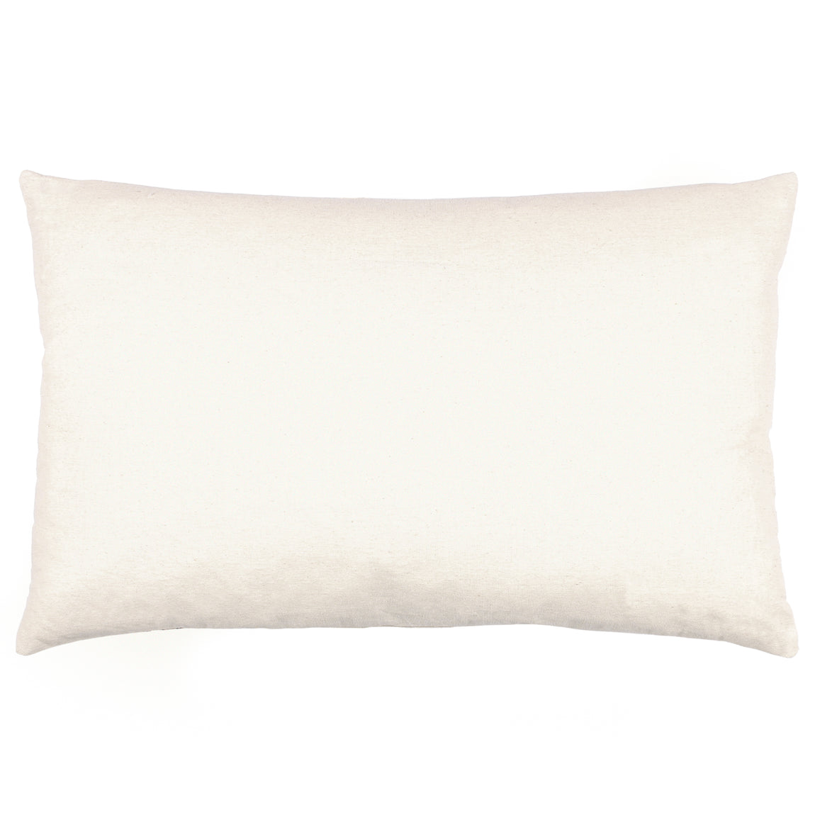 furn. Pritta Cotton Embroidered Tasselled 40cm x 60cm Filled Boudoir Natural