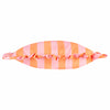 Furn Palm Royale Stripe Ruffle Printed Outdoor Filled Cushion 50cm x 50cm Pink Orange