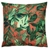 Psychedelic Jungle Tropical Outdoor Filled Cushion 43cm x 43cm Coral