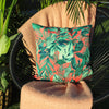 Psychedelic Jungle Tropical Outdoor Filled Cushion 43cm x 43cm Coral