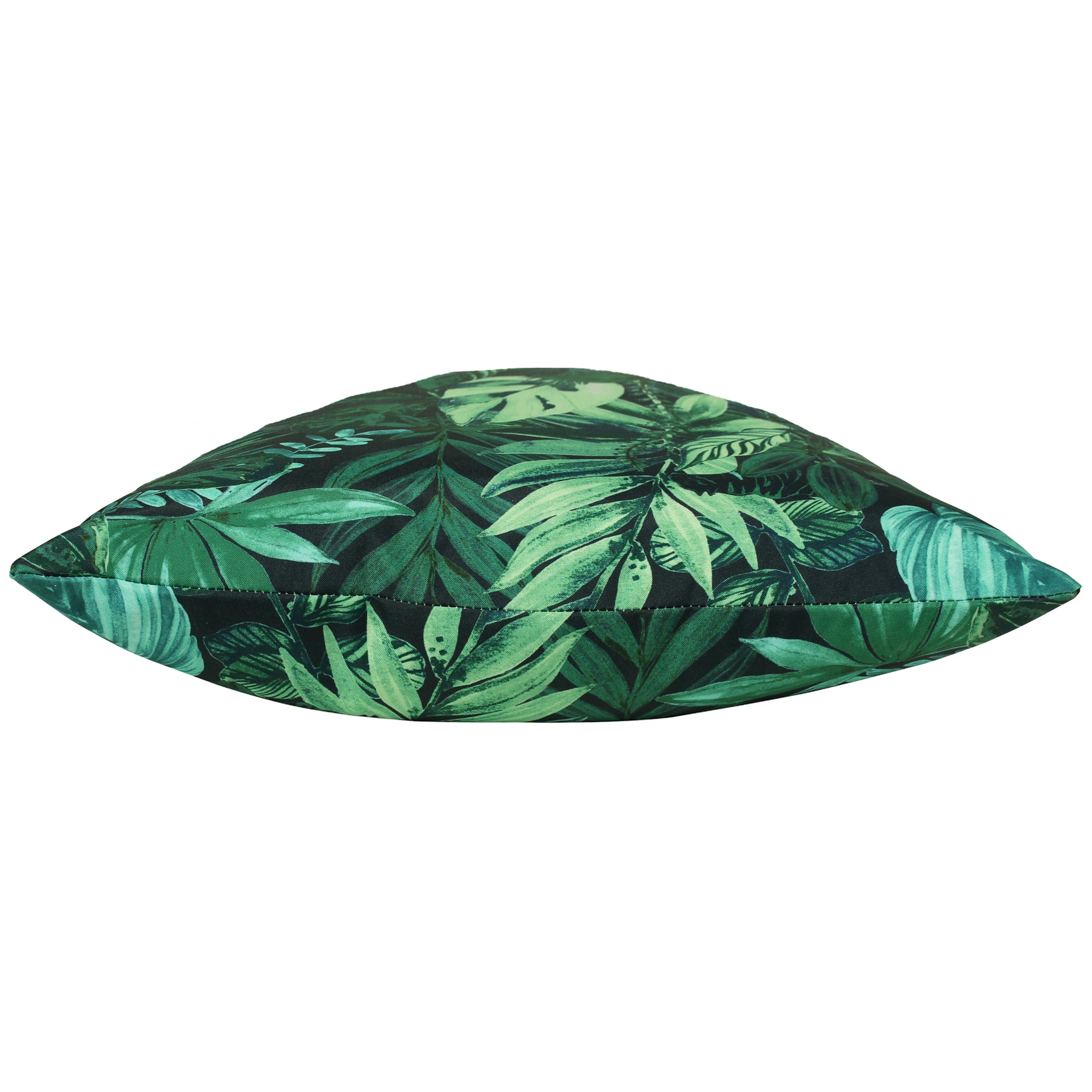 Psychedelic Jungle Tropical Outdoor Filled Cushion 43cm x 43cm Green