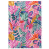 Psychedelic Jungle Outdoor Indoor Washable 120cm x 170cm Rug Pink