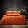 Furn Pumpkin Tufted 100% Cotton Duvet Cover Bedding Set Spice