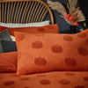 Furn Pumpkin Tufted 100% Cotton Duvet Cover Bedding Set Spice
