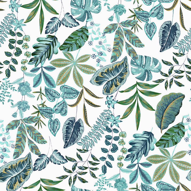 Botanical Jade PVC Fabric Jade