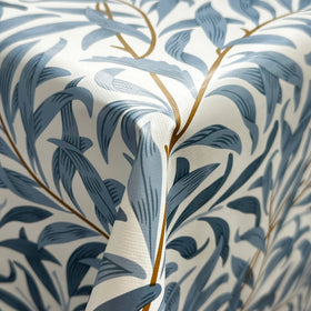 Willow Bough PVC Fabric Blue