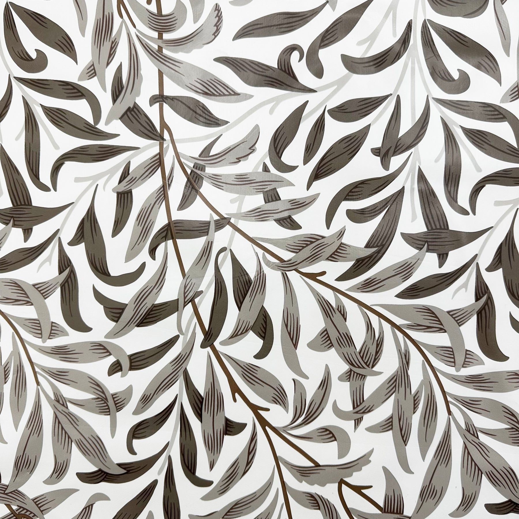 Willow Bough PVC Fabric Monochrome