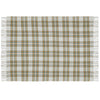 Laura Ashley Padbury Check 150cm x 200cm Throw Olive