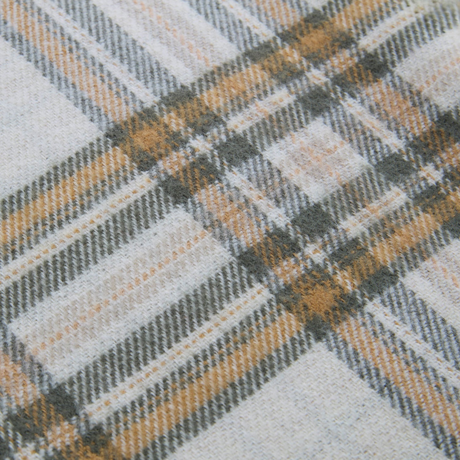 Laura Ashley Padbury Check 150cm x 200cm Throw Olive