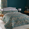 Dreams & Drapes Palais 195cm x 230cm Bedspread Teal