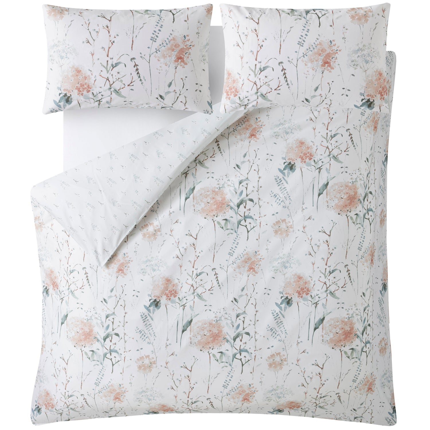 Laura Ashley Pallington Bloom Duvet Cover Bedding Set Plaster Pink