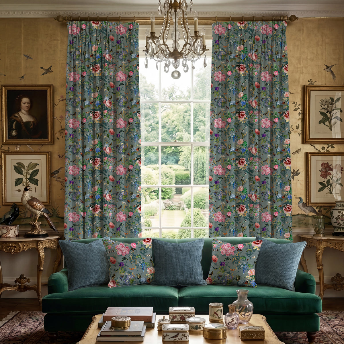 Carrie Neely Paradise Velvet Made To Measure Curtains Tiffany