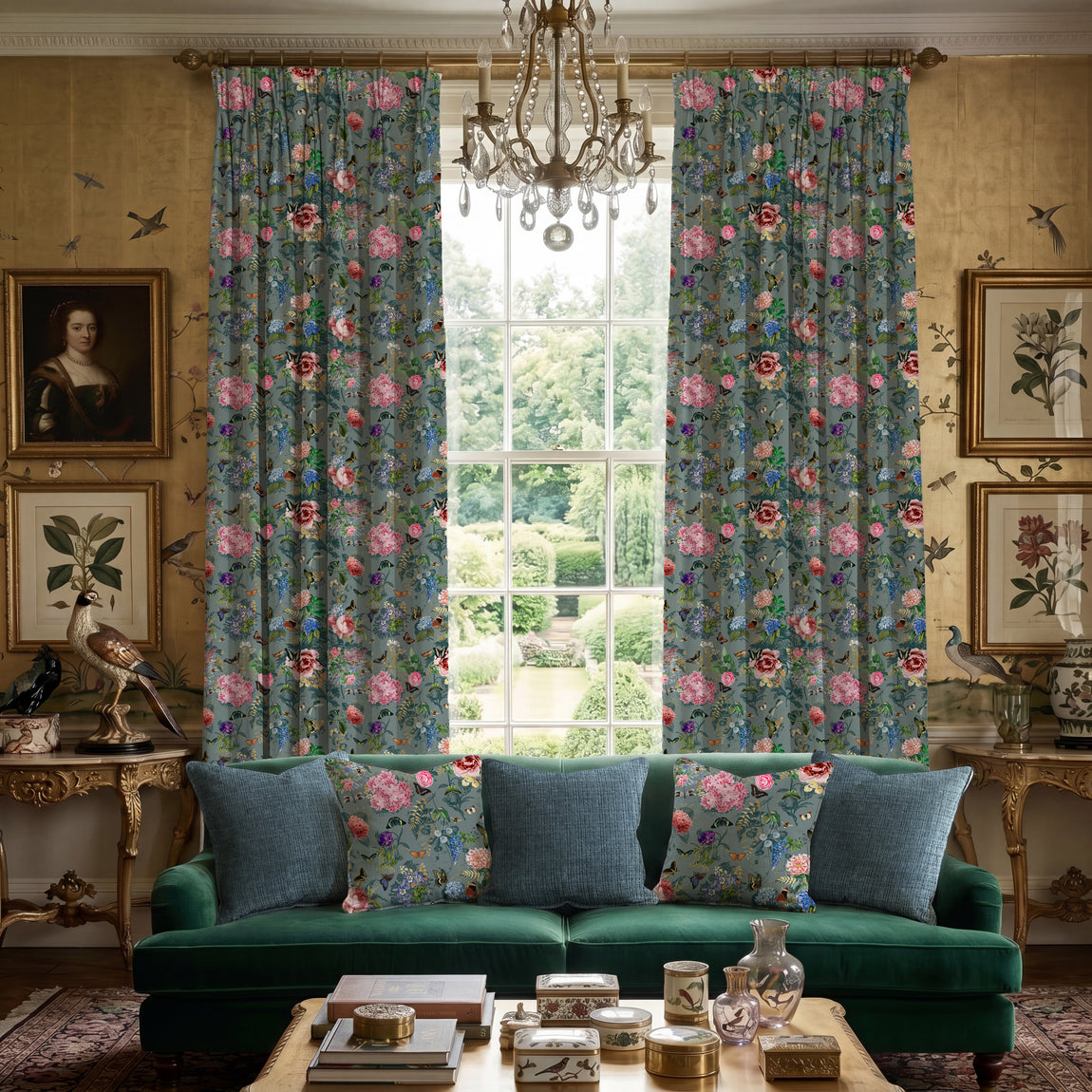 Carrie Neely Paradise Velvet Made To Measure Curtains Tiffany